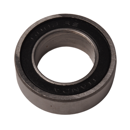 Cantonal Roulement à billes pour brouettes et diables avec trou d'axe de 20 mm - 20/35x11 mm
