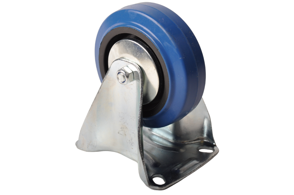 Cantonal Roulette fixe 100 mm - 125 kg - Hauteur totale : 125 mm