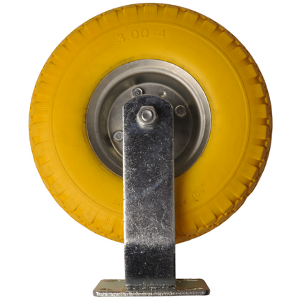 Cantonal Roulette fixe PU 3.00-4 - 80 kg - hauteur totale : 300 mm