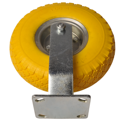 Cantonal Roulette fixe PU 3.00-4 - 80 kg - hauteur totale : 300 mm