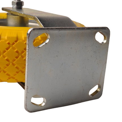 Cantonal Roulette fixe PU 3.00-4 - 80 kg - hauteur totale : 300 mm