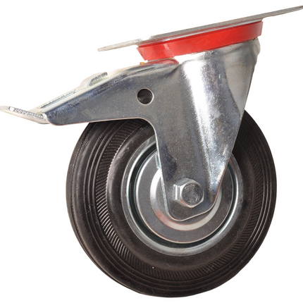 Cantonal Roulette pivotante avec frein - 100 kg - hauteur totale : 150 mm