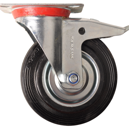 Cantonal Roulette pivotante avec frein - 100 kg - hauteur totale : 150 mm