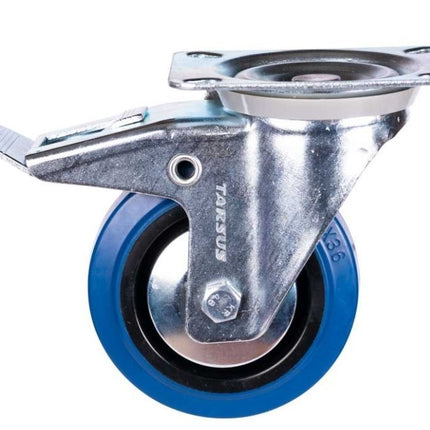 Cantonal Roulette pivotante avec frein - 125 kg - hauteur totale : 125 mm