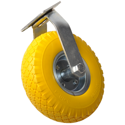 Cantonal Roulette pivotante PU 300x4 - 80 kg - hauteur totale 300 mm