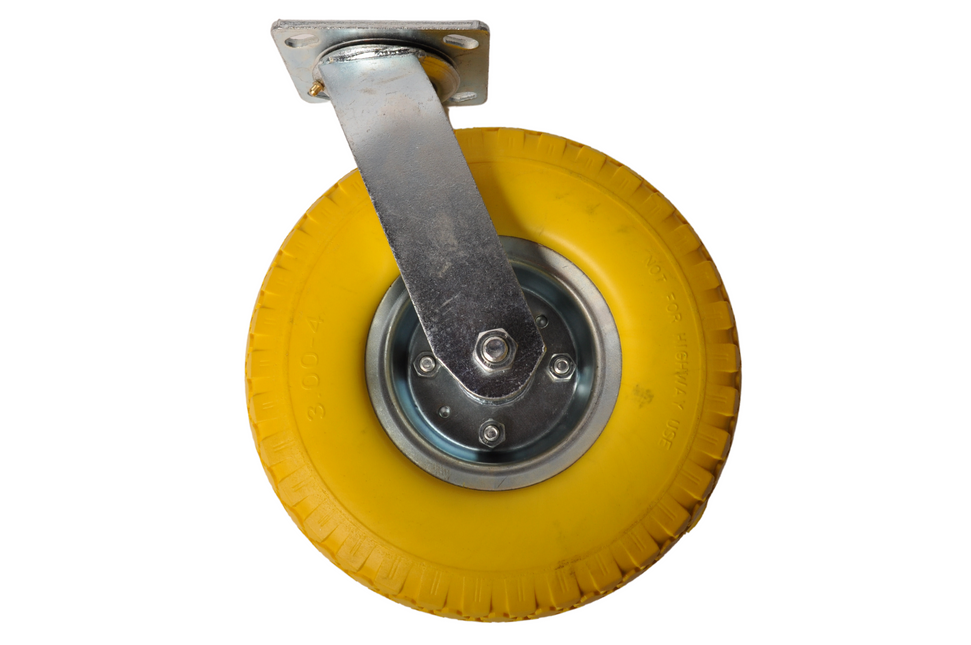 Cantonal Roulette pivotante PU 300x4 - 80 kg - hauteur totale 300 mm