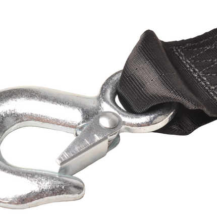 Cantonal Sangle de treuil avec crochet de sécurité – 5 cm x 6,1 mètres – 612 kg – avec boulon