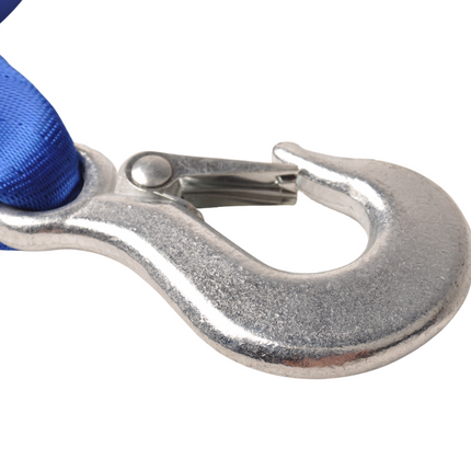 Cantonal Sangle de treuil avec crochet de sécurité (5 cm x 9 m), y compris les boulons