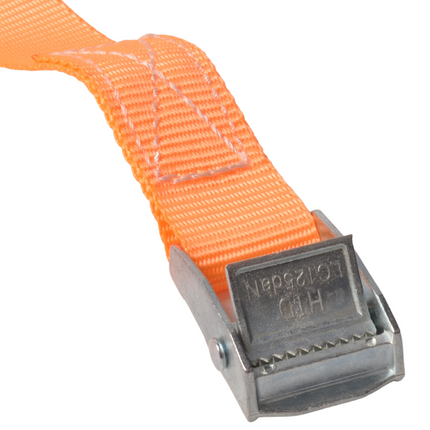 Cantonal Sangles d'arrimage orange 195x2,5 cm (250 kg) 2 parties - Set de 4 pièces