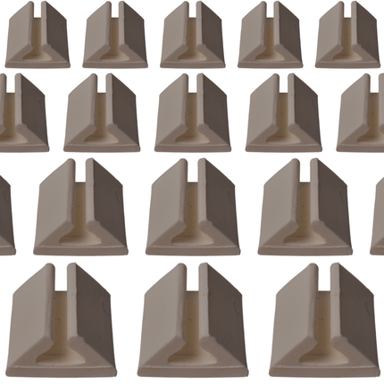 Cantonal Serre-câble autocollant pour câble à 2 conducteurs - 20 pièce