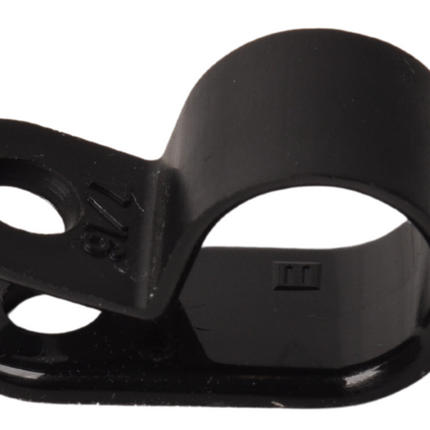 Cantonal Serre-câbles 11,1 mm noir pour fixer les câbles d'éclairage - 20 pièce