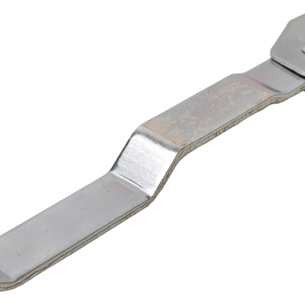 Cantonal Serrure à barre galvanisée - droite - pour barre de Ø22 mm