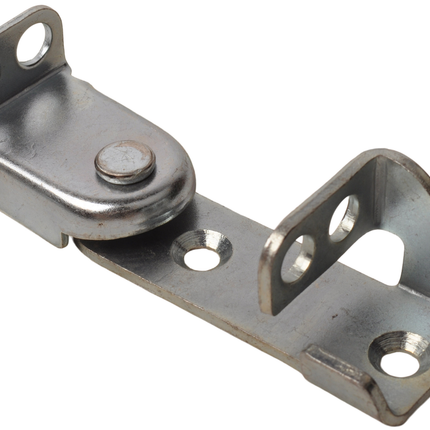 Cantonal Serrure à barre galvanisée - droite - pour barre de Ø22 mm