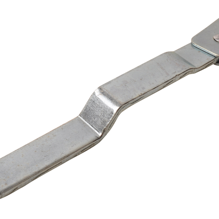 Cantonal Serrure à barre galvanisée - gauche - pour barre de Ø22 mm