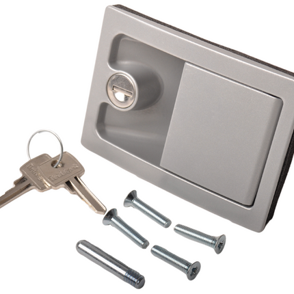 Cantonal Serrure de caravane extérieure aluminium verrouillable