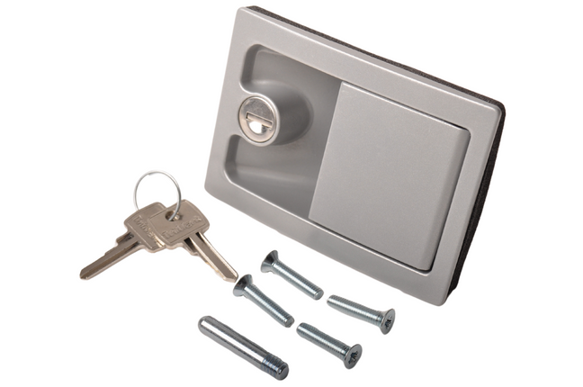 Cantonal Serrure de caravane extérieure aluminium verrouillable