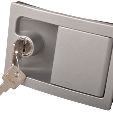 Cantonal Serrure de caravane extérieure aluminium verrouillable