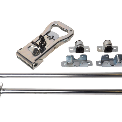 Cantonal Serrure de conteneur/barre tournante avec poignée - y compris la tige