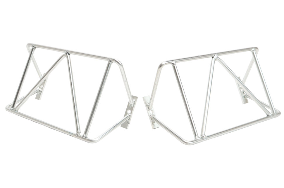 Cantonal Set de 2 grilles de protection de feux arrière de remorque avec triangle libre - adapté pour éclairage Multipoint