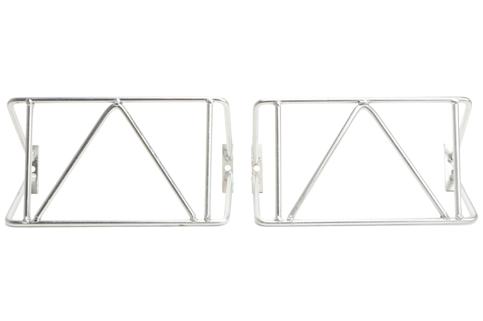 Cantonal Set de 2 grilles de protection de feux arrière de remorque avec triangle libre - adapté pour éclairage Multipoint