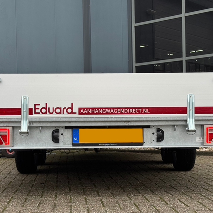 Cantonal Set de 2 grilles de protection Multiled 4 - 253x141x63,7 mm - avec triangle libre - en acier inoxydable - montage sans perçage