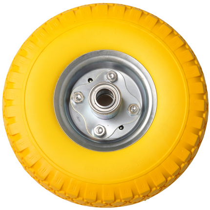 Cantonal Set de deux roues de chariot haut de gamme 3.00-4 anti-crevaison – diamètre du moyeu 20 mm – longueur du moyeu 55 mm