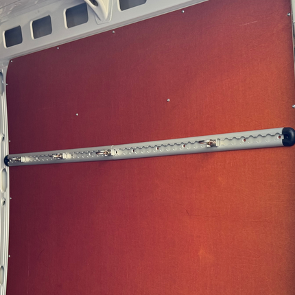 Cantonal Set de rails d'arrimage en aluminium - 60 cm de longueur - 45 mm de largeur - 500 kg de charge de rupture - 2 pièces