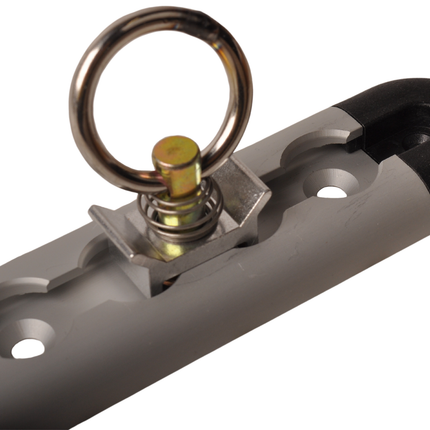 Cantonal Set de rails d'arrimage en aluminium - 60 cm de longueur - 45 mm de largeur - 500 kg de charge de rupture - 2 pièces