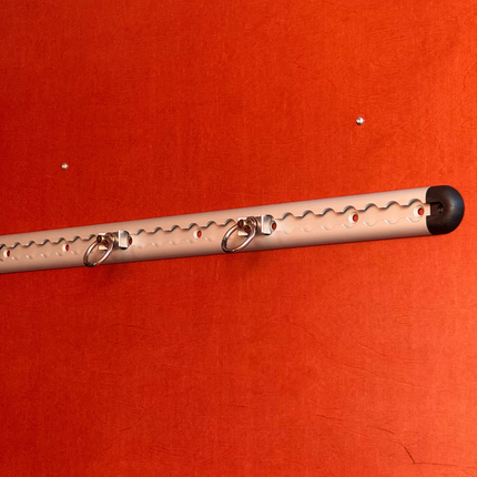 Cantonal Set de rails d'arrimage en aluminium - 60 cm de longueur - 45 mm de largeur - 500 kg de charge de rupture - 2 pièces