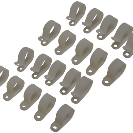 Cantonal Support de câble (diamètre intérieur 20,6 mm) pour fixer le câble d'éclairage - 20 pièce