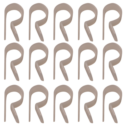 Cantonal support de câble (diamètre intérieur de 9,5 mm) pour fixer le câble d'éclairage - 20 pièces