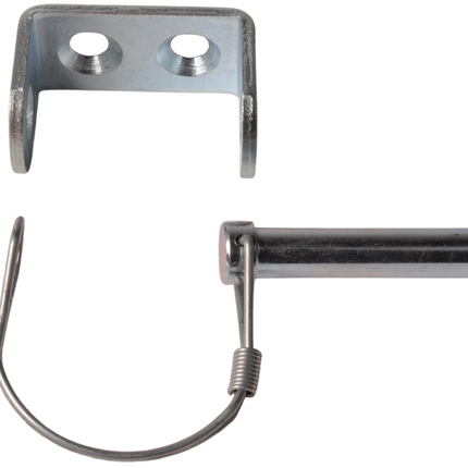 Cantonal Support de charnière à visser + goupille de verrouillage pour charnière de panneau arrière