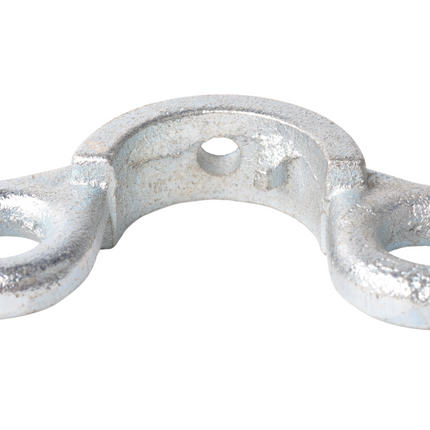 Cantonal Support de cloison avec 2 œillets 130 mm