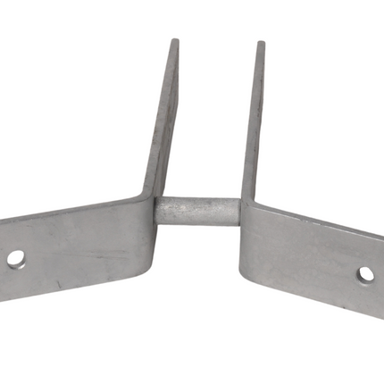 Cantonal Support de mâchoire en acier galvanisé pour quille - s'adapte à un tube de 60 mm