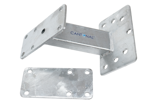 Cantonal Support de roue de secours pour montage sur barre d'attelage - universel