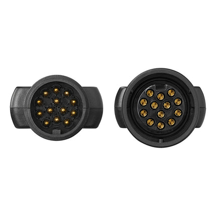 Cantonal Testeur de prises 13 broches 12 V. Teste les clignotants, les feux arrières, les feux de stop, les feux de recul et les antibrouillards. Fonctionne avec des batteries de 9 volts. ( non inclus )