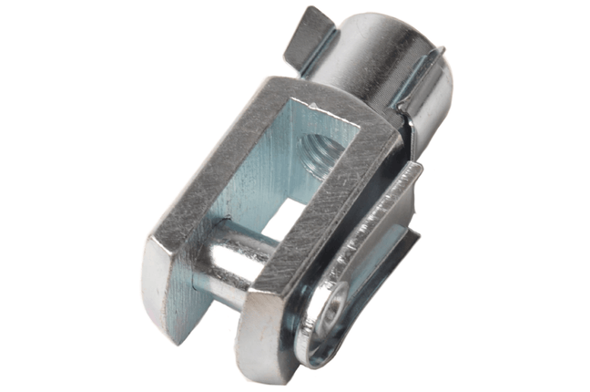 Cantonal Tête de fourche avec boulon de sécurité M10 x 20