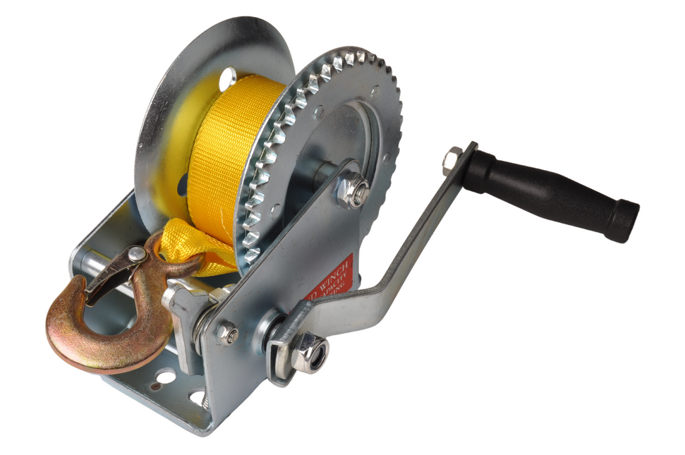 Cantonal Treuil à câble non freiné 550 kg 6 mètres de pneus + crochet