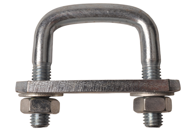 Cantonal U-boulons / Plaquettes d'assemblage M10 50x43 mm