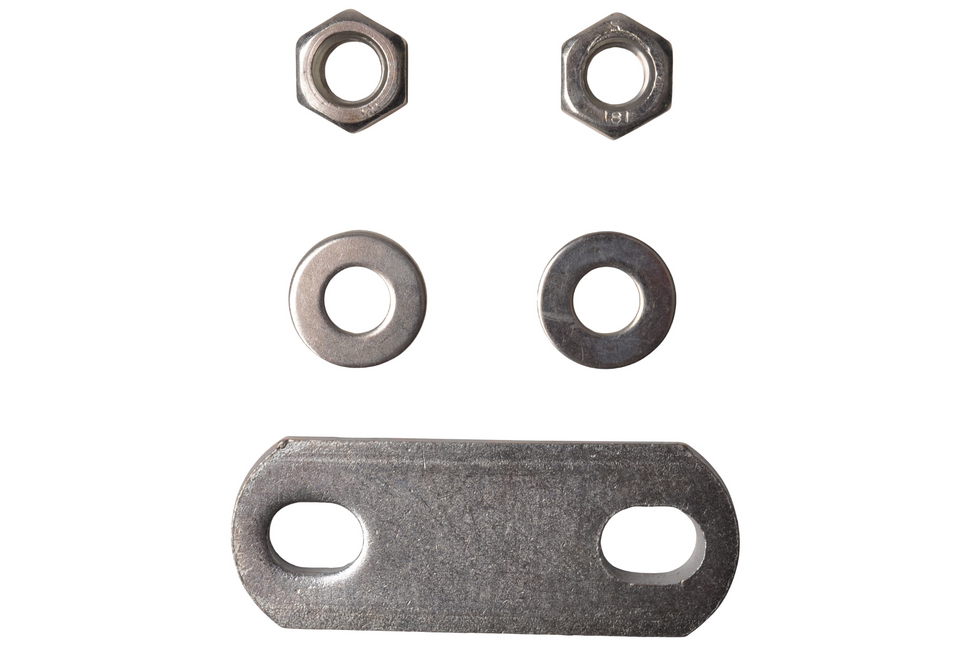 Cantonal U-boulons / Plaquettes d'assemblage M10 50x43 mm