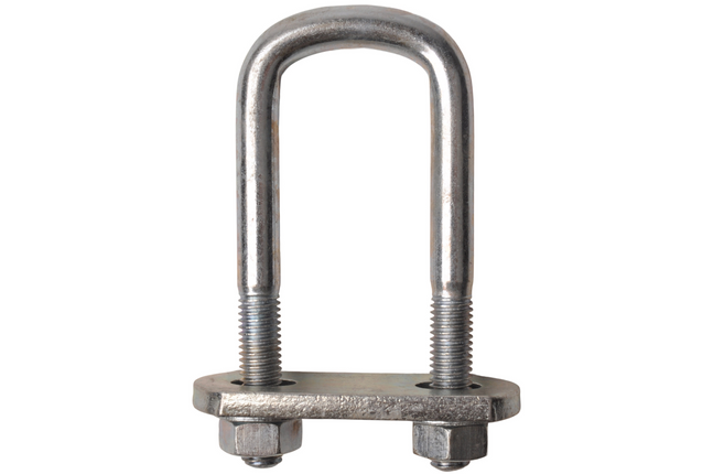 Cantonal U-boulons / Plaquettes d'assemblage M10 90x33 mm