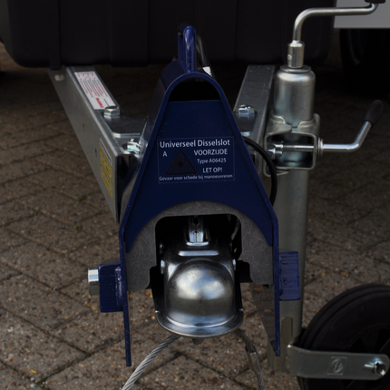 Cantonal Verrouillage du pont / verrouillage de la remorque (modèle à sac) avec approbation SCM - peut également être utilisé en cas d'attelage