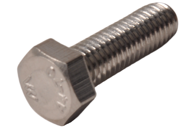 Cantonal Vis à tête hexagonale en acier inoxydable M5x16 mm