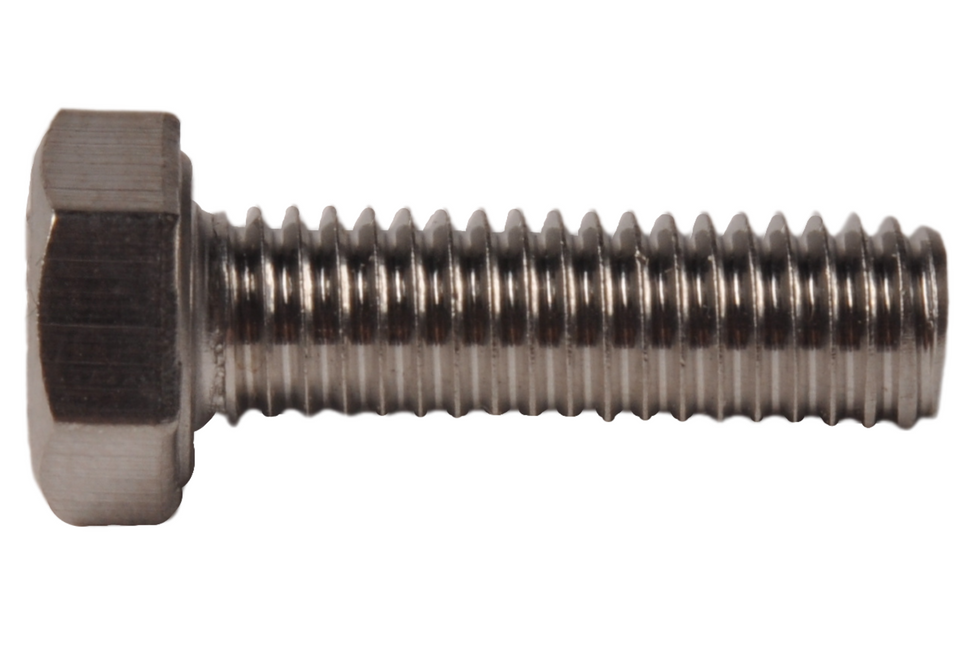 Cantonal Vis à tête hexagonale en acier inoxydable M5x16 mm