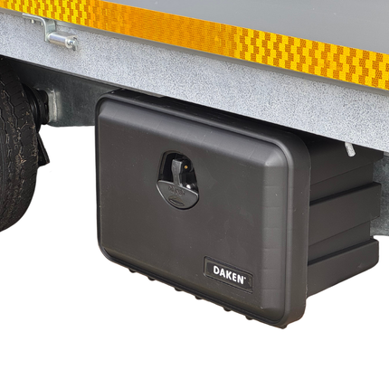 Daken Boîte à timon étanche Daken - 500x300x350 mm - avec fermeture en T