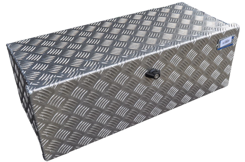 De Haan DE HAAN BOX O - 700x240x300 mm - boîte à timon aluminium étanche à l'eau et à la poussière - avec serrures Butterfly ou en T