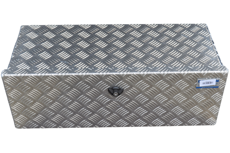 De Haan DE HAAN BOX O - 700x240x300 mm - boîte à timon aluminium étanche à l'eau et à la poussière - avec serrures Butterfly ou en T