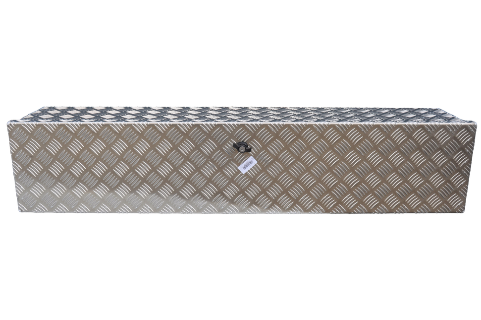 De Haan DE HAAN BOX OL - 1250x250x250 mm - boîte à timon en aluminium étanche à l'eau et à la poussière - avec serrures à papillon ou en T