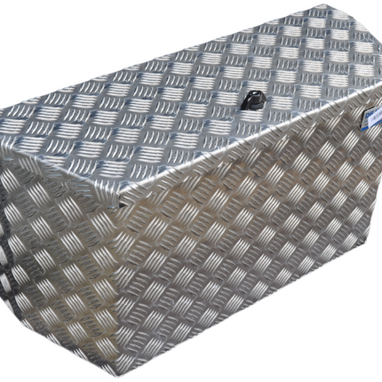 De Haan DE HAAN BOX PBV - boîte à timon en tôle d'aluminium, étanche à l'eau et à la poussière, 750x320x400 mm - équipé d'une serrure papillon