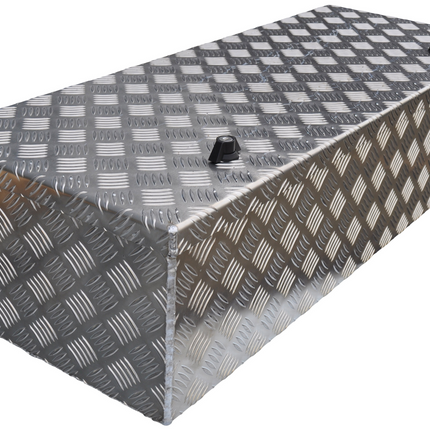 De Haan DE HAAN BOX WXV - 950x400x250 mm - boîte à timon d'aluminium striée étanche à l'eau et à la poussière - avec serrures Butterfly